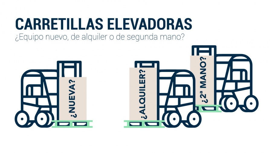 CARRETILLAS ELEVADORAS ¿EQUIPO NUEVO, DE ALQUILER O DE SEGUNDA MANO?