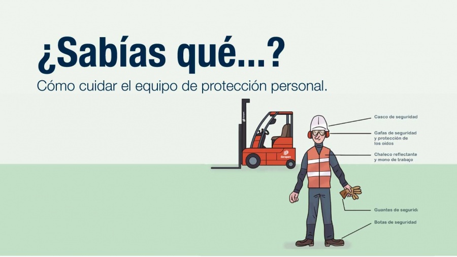 CÓMO CUIDAR EL EQUIPO DE PROTECCIÓN PERSONAL