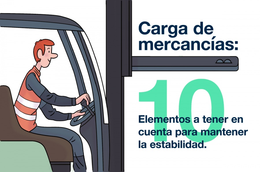 CARGA DE MERCANCÍAS SEGURAS CON CARRETILLA CONTRAPESADA
