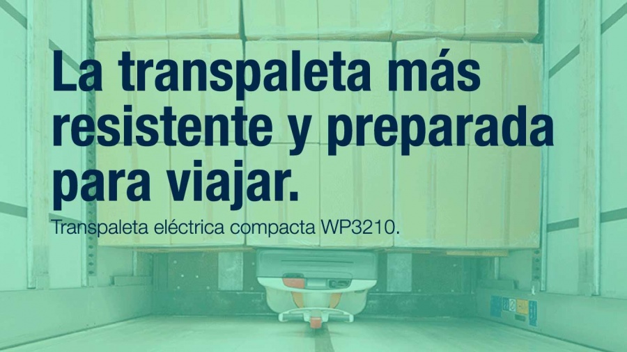 LA TRANSPALETA ELÉCTRICA MÁS RESISTENTE Y PREPARADA PARA VIAJAR