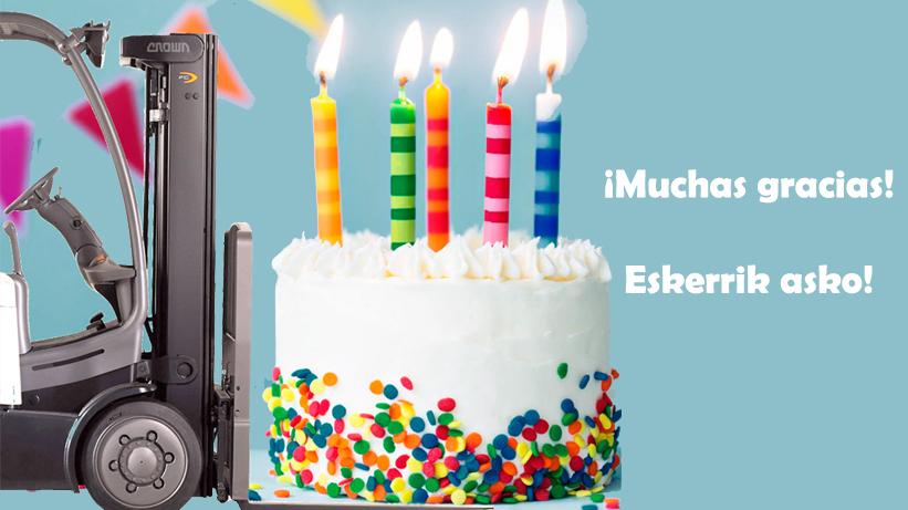 EN GORAPEN CELEBRAMOS NUESTRO QUINTO ANIVERSARIO, MUCHÍSIMAS GRACIAS POR VUESTRA CONFIANZA Y FIDELIDAD 