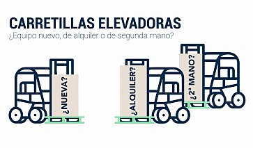 CARRETILLAS ELEVADORAS ¿EQUIPO NUEVO, DE ALQUILER O DE SEGUNDA MANO?