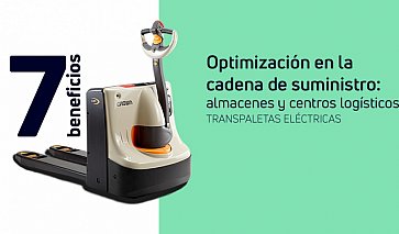 LOS 7 BENEFICIOS DE USAR UNA TRANSPALETA ELÉCTRICA